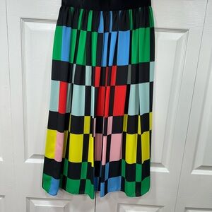 Alice and Olivia
Melda Geometric Print Midi Skirt